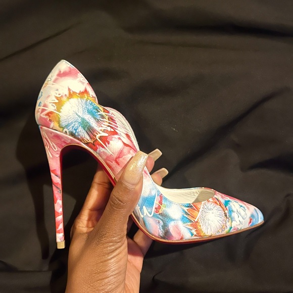 Christian Louboutin Printed Pumps
